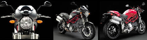 monster s4r testastretta immagini laterali e di fronte