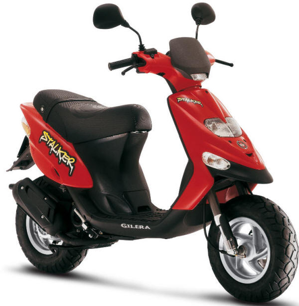 gilera stalker colore rosso immagine
