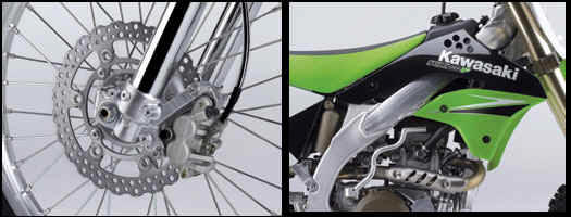 moto kwasaki kx 450 f dettagli