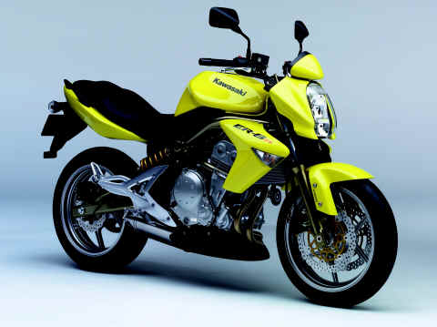 moto kawasaki er 6n immagine laterale