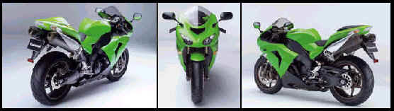 kawasaki ninja verde immagini 