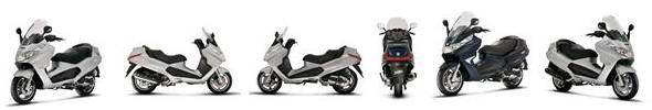 piaggio x8 400 immagini di fronte e laterlai